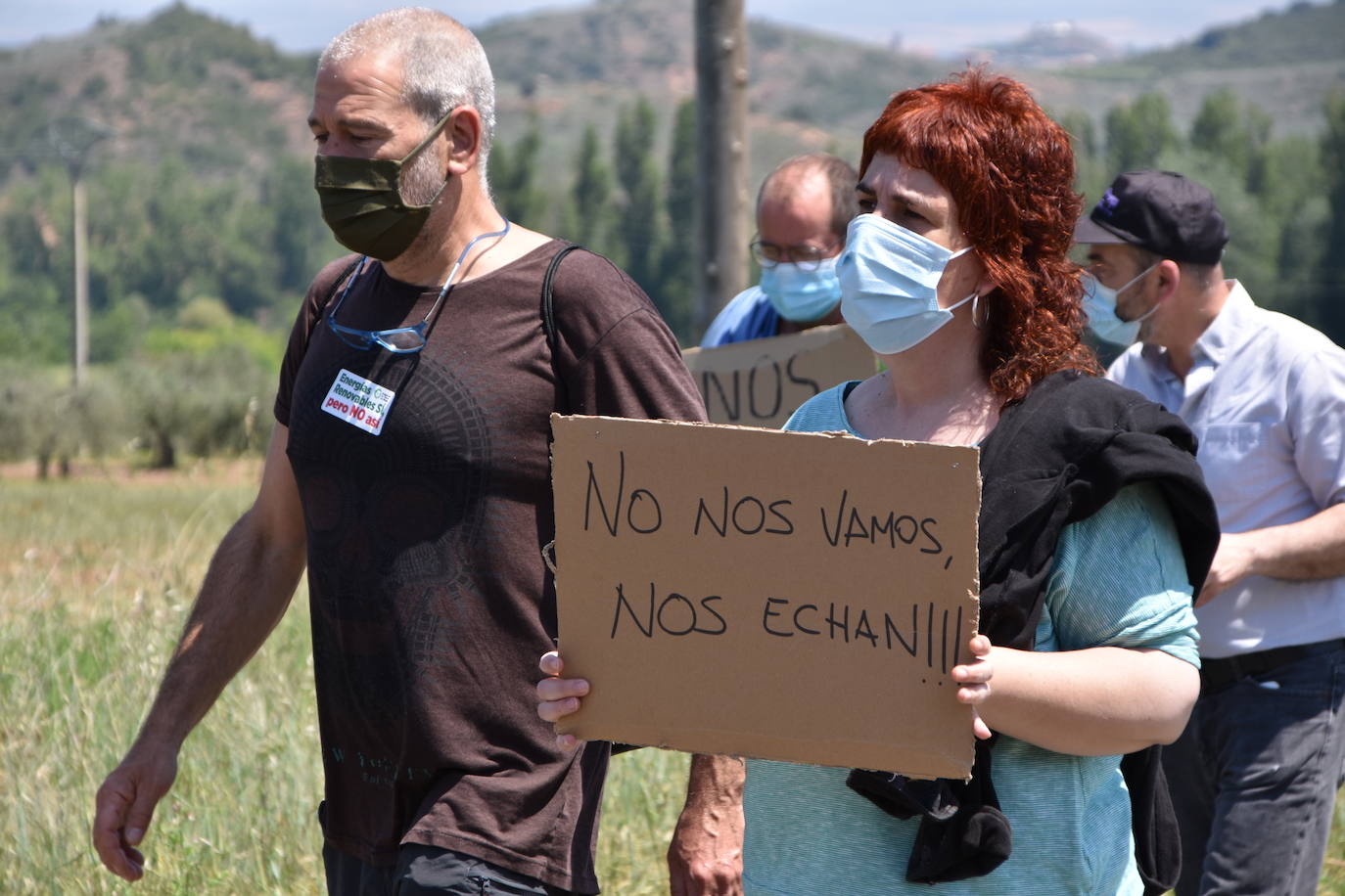 Fotos: Marcha contra los &#039;gigantes&#039; en el valle de Ocón