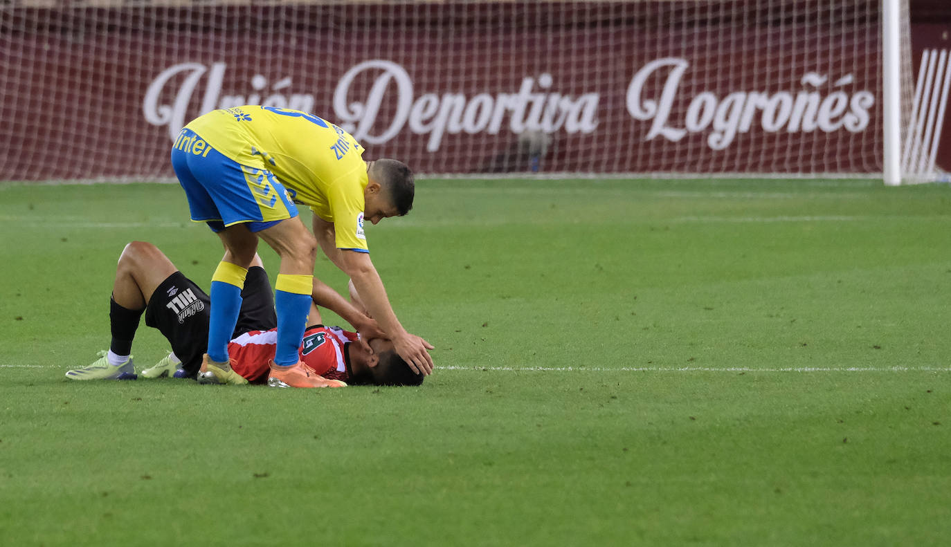 Fotos: Las imágenes de la tristeza de la UD Logroñés tras el descenso