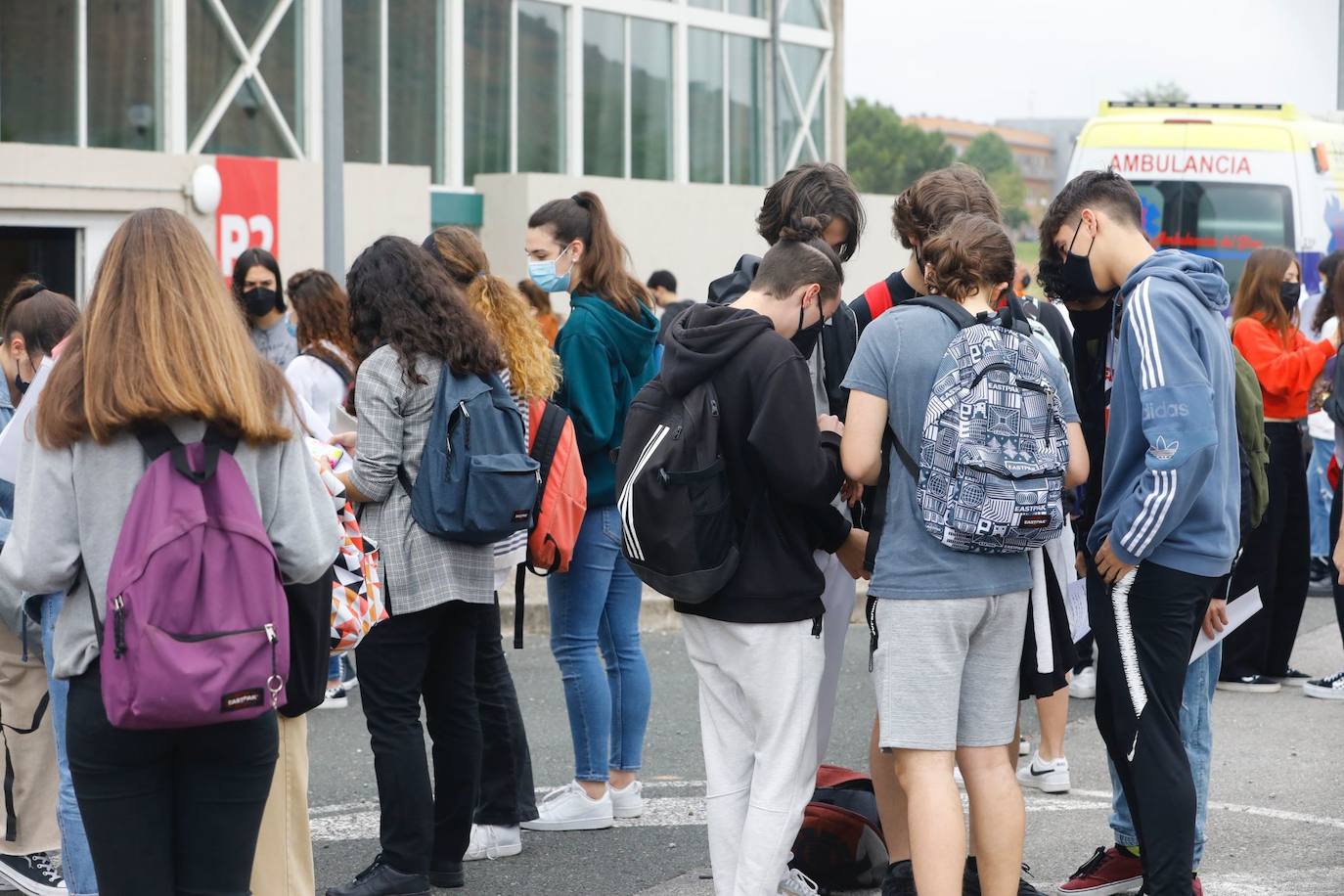 1.456 estudiantes de La Rioja comienzan la EBAU en diez sedes para evitar contagios de COVID. 