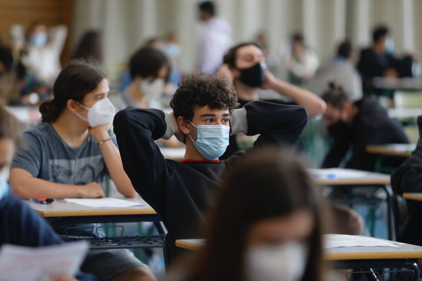 1.456 estudiantes de La Rioja comienzan la EBAU en diez sedes para evitar contagios de COVID. 