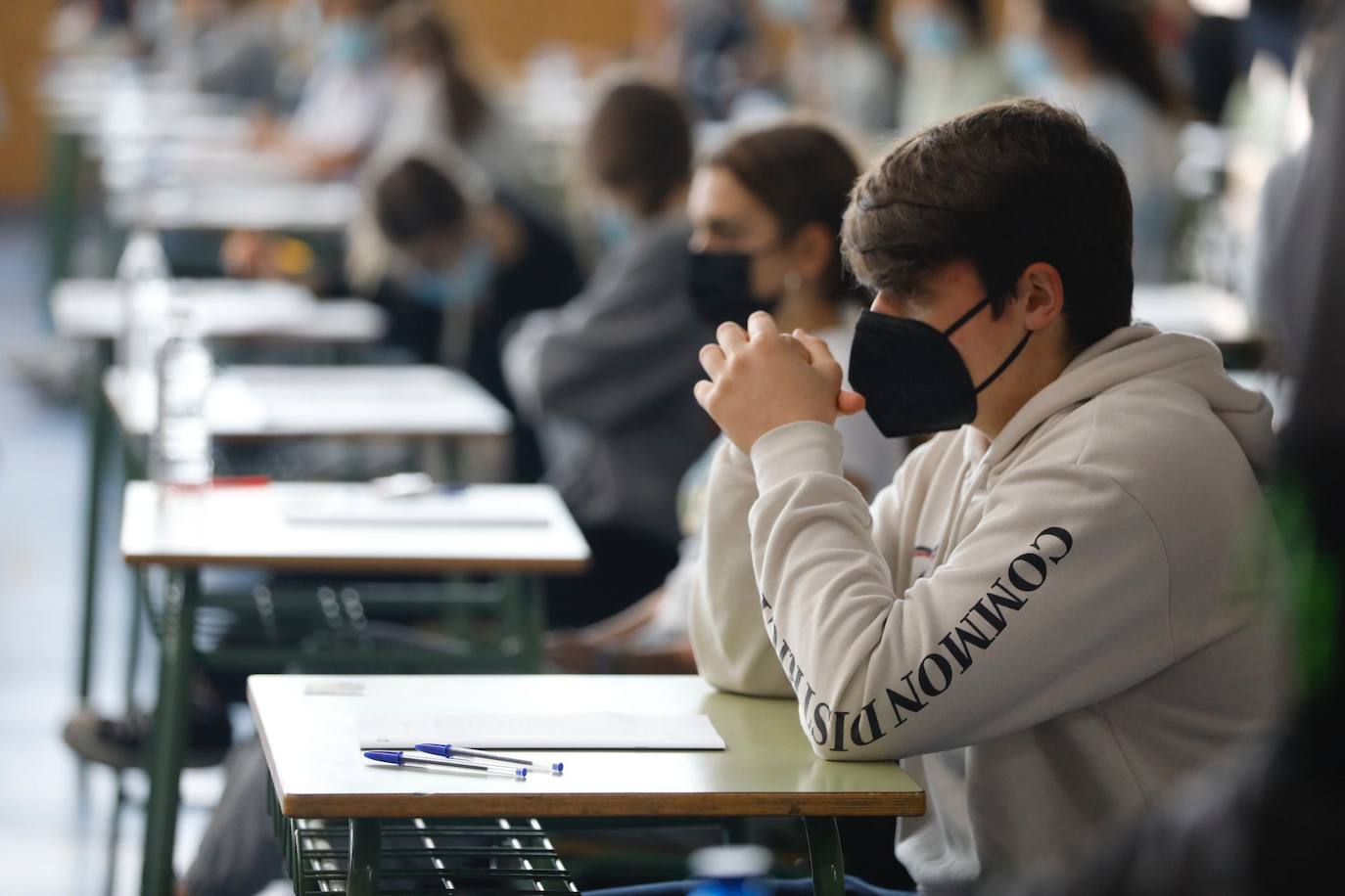 1.456 estudiantes de La Rioja comienzan la EBAU en diez sedes para evitar contagios de COVID. 