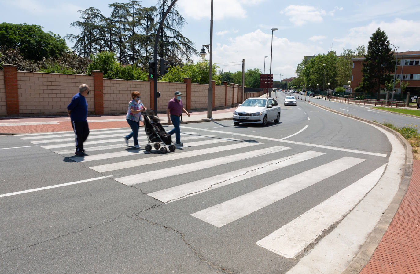 Fotos: El estado de las obras del Eje ciclista Los Lirios-El Cubo en Logroño