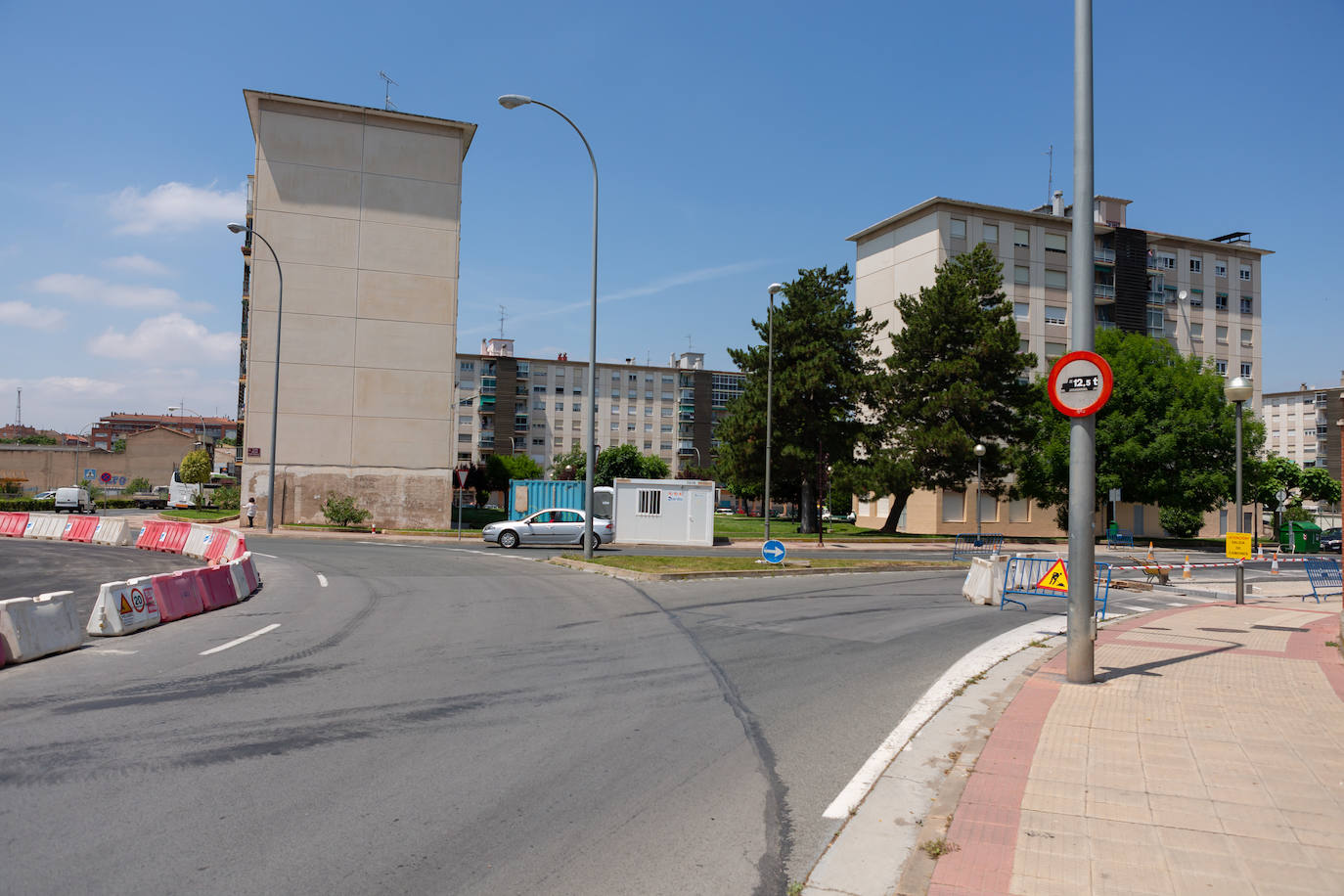 Fotos: El estado de las obras del Eje ciclista Los Lirios-El Cubo en Logroño