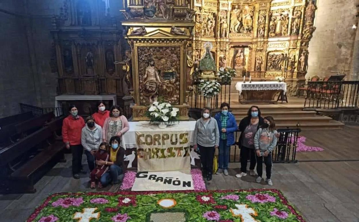 Celebración del Corpus en Grañón