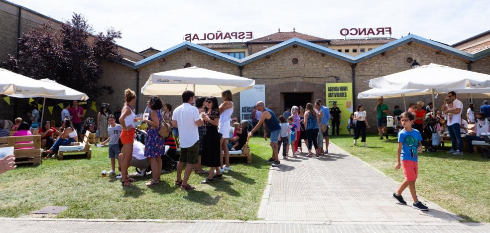 Jardín de Bodegas Franco Españolas de Logroño durante la celebración del MUWI de 2019. 