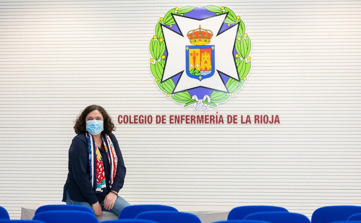 Elisa Elias, presidenta del Colegio de Enfermeria de La Rioja