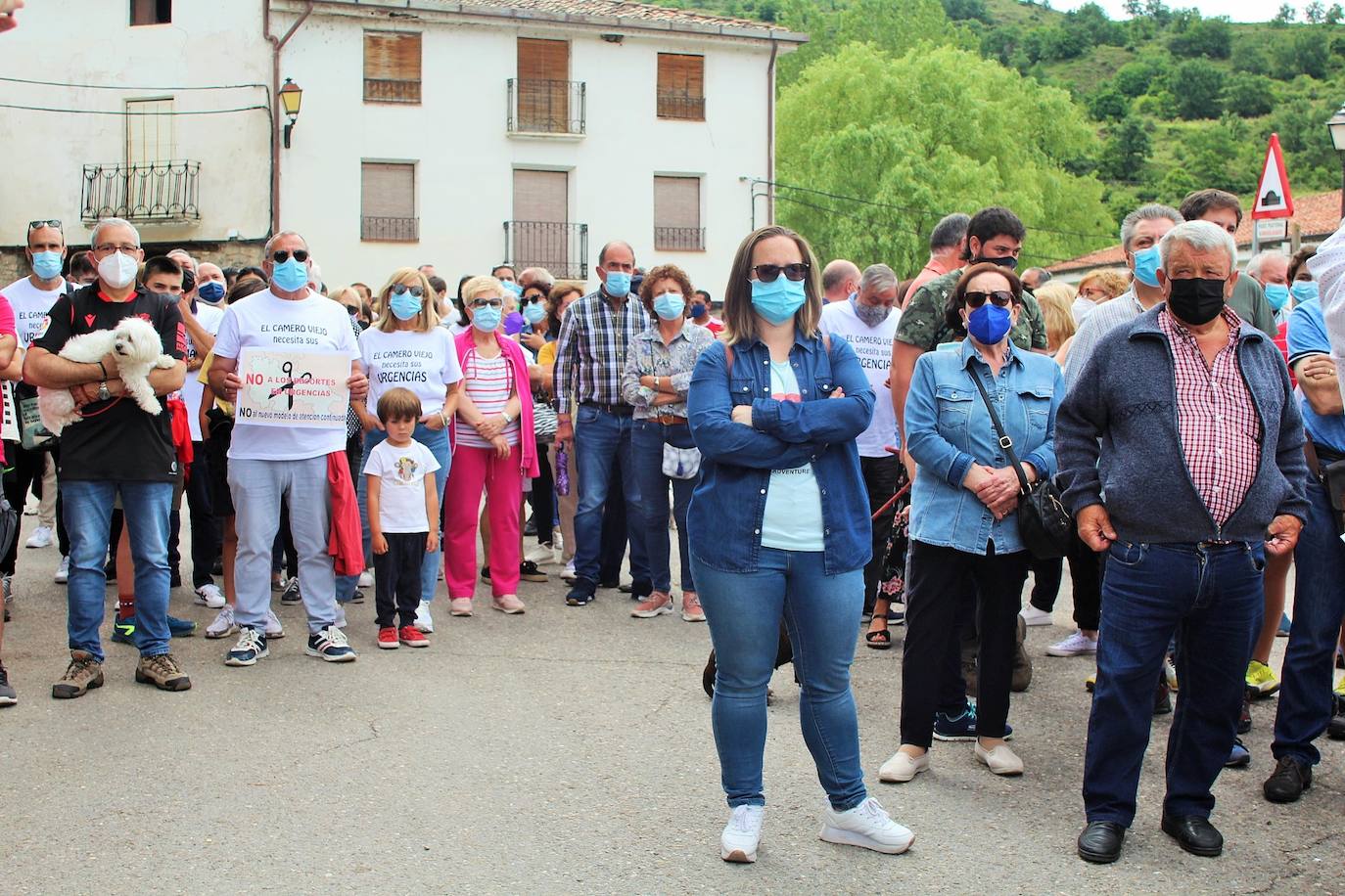 Fotos: Protesta en Cameros en defensa de las Urgencias