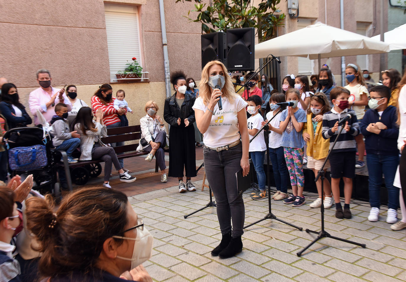 Los conciertos se han escuchado en el Monte Cantabria, el cementerio, la Casa de los Periodistas, María Teresa Gil de Gárate y en el patio de la Gota de Leche. 