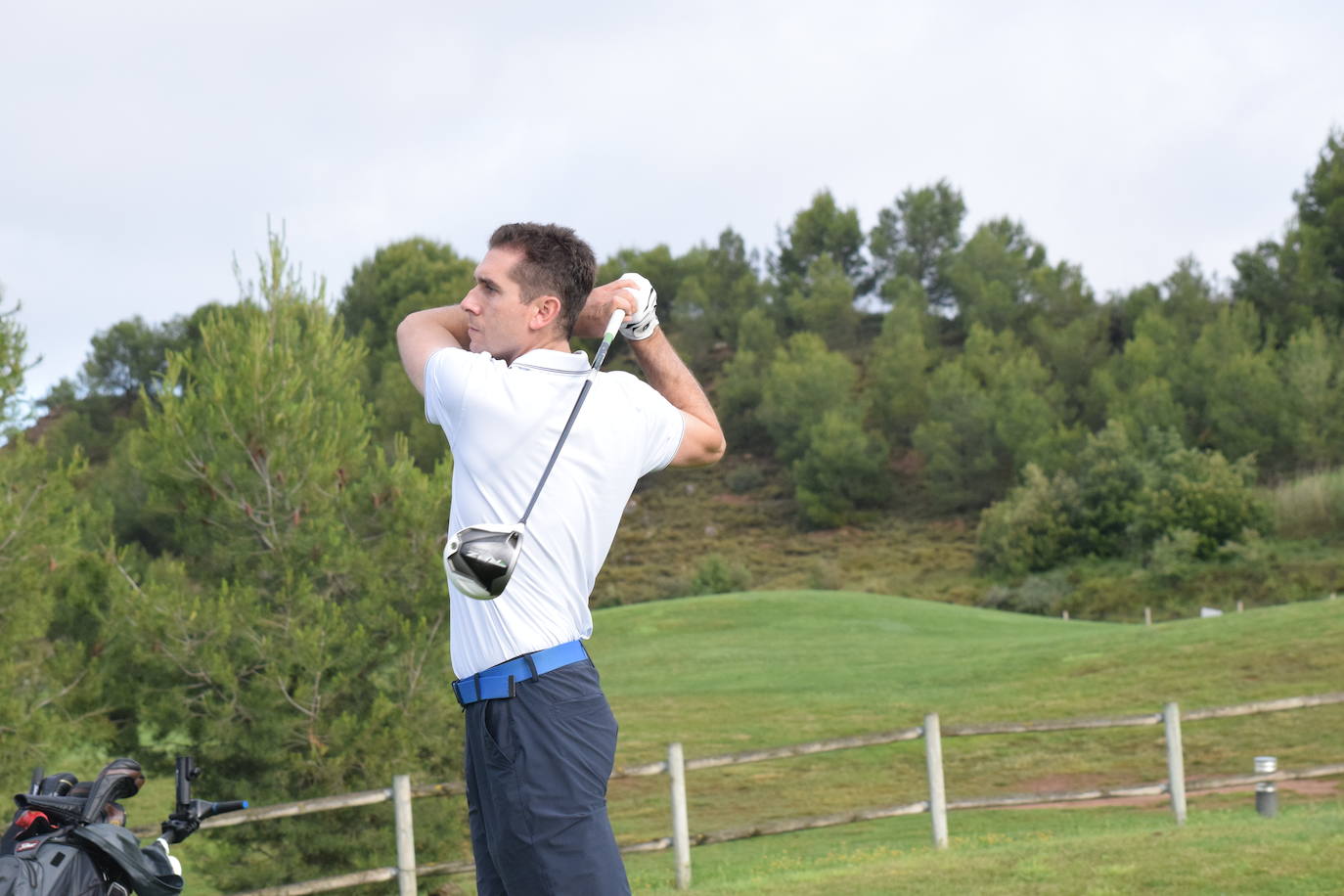 Los participantes en el torneo Bodegas Ontañón de la Liga de Golf y Vino disfrutaron de un gran día de golf en El Campo de Logroño.