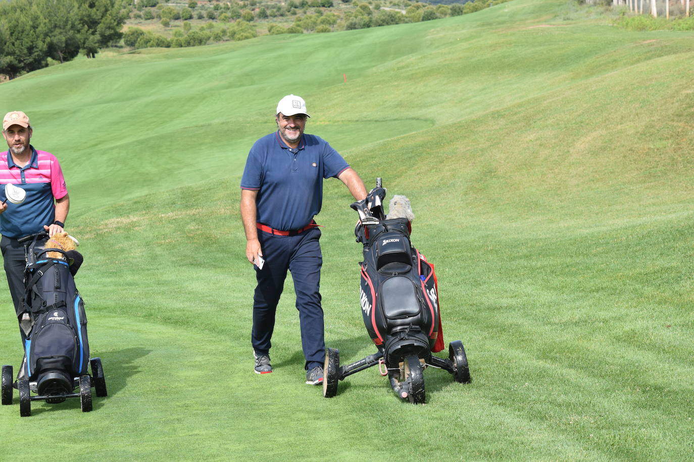 Los participantes en el torneo Bodegas Ontañón de la Liga de Golf y Vino disfrutaron de un gran día de golf en El Campo de Logroño.