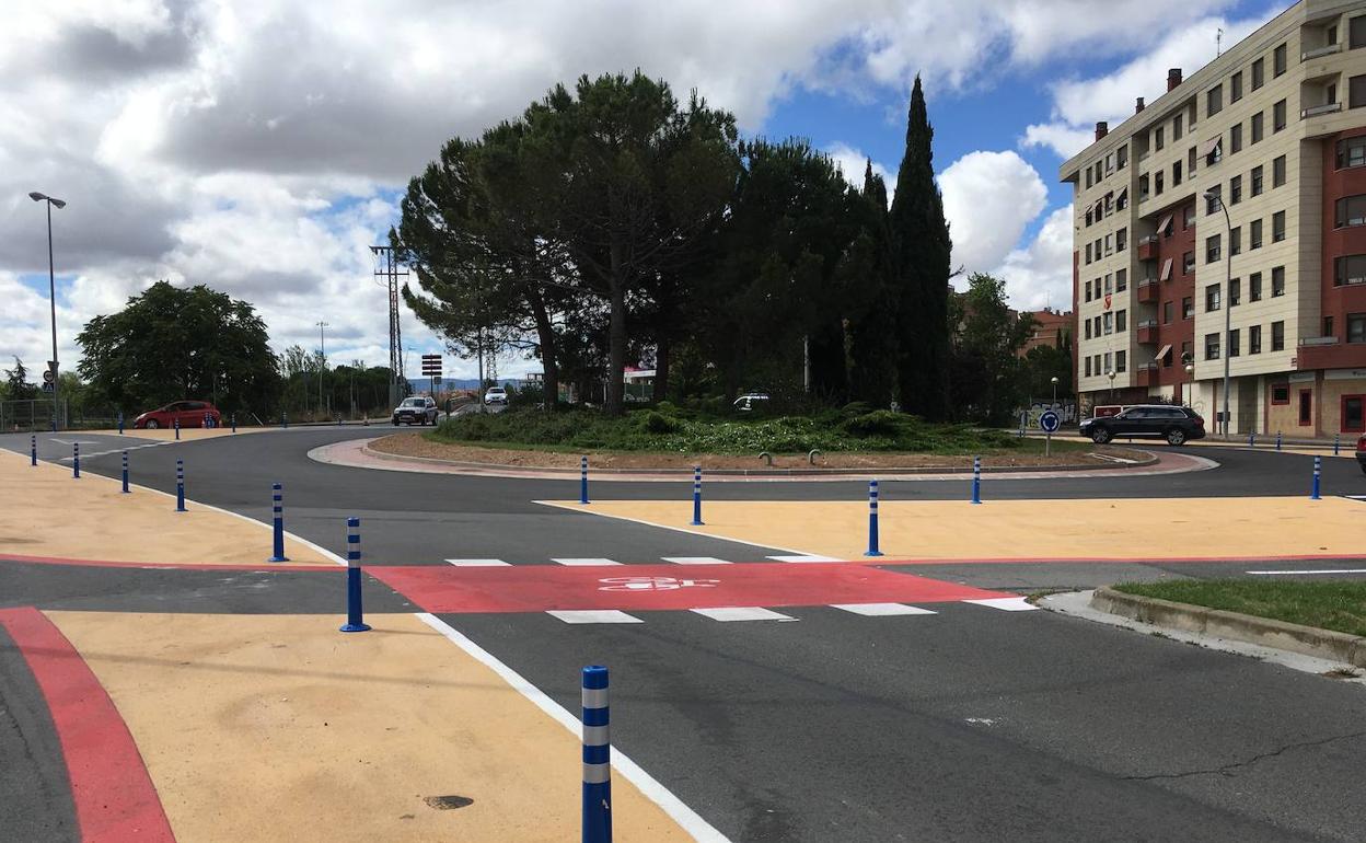 El eje ciclista este-oeste de Logroño empieza a coger forma | La Rioja