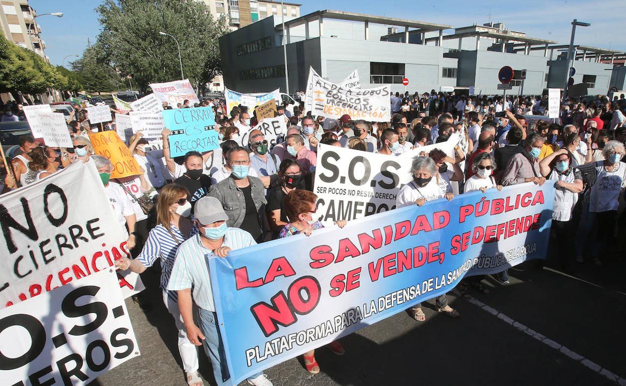 Manifestación contra el Plan de Atención Continuada: La bronca por la sanidad sigue en la calle