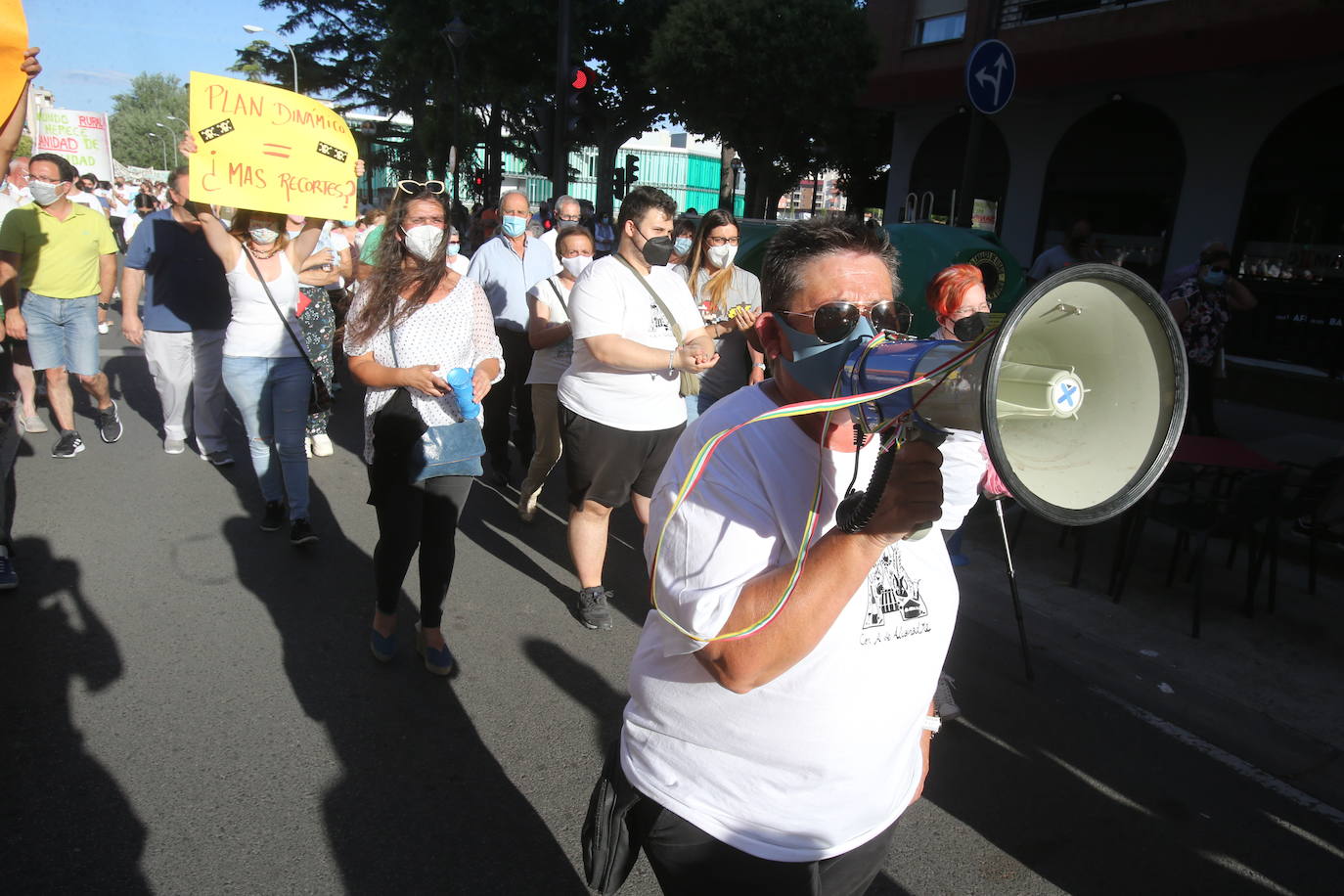 Fotos: Las imágenes de la manifestación en Logroño contra el Plan de Atención Continuada