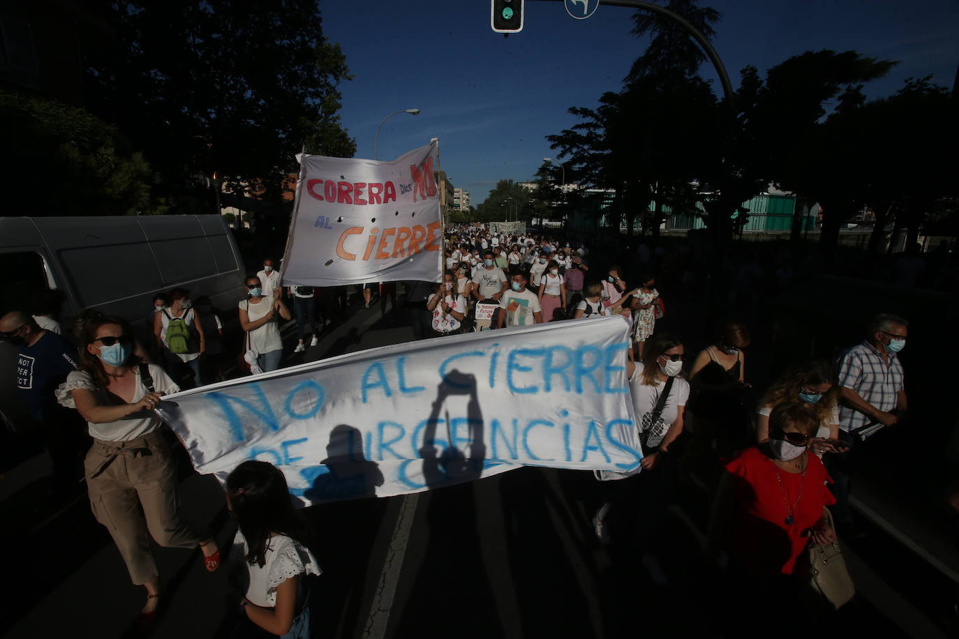 Fotos: Las imágenes de la manifestación en Logroño contra el Plan de Atención Continuada