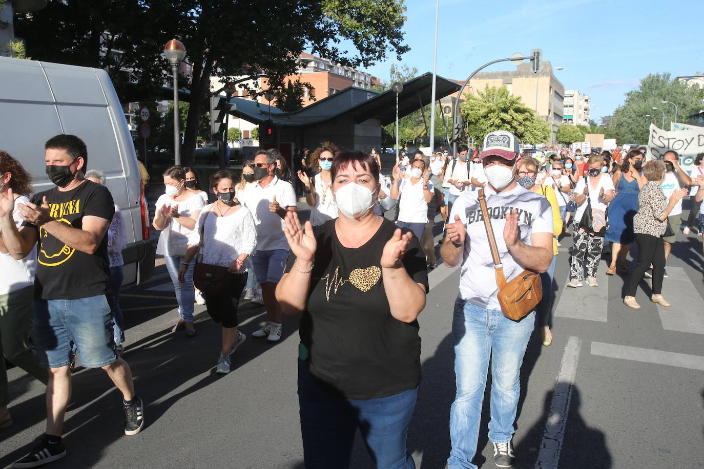 Fotos: Las imágenes de la manifestación en Logroño contra el Plan de Atención Continuada