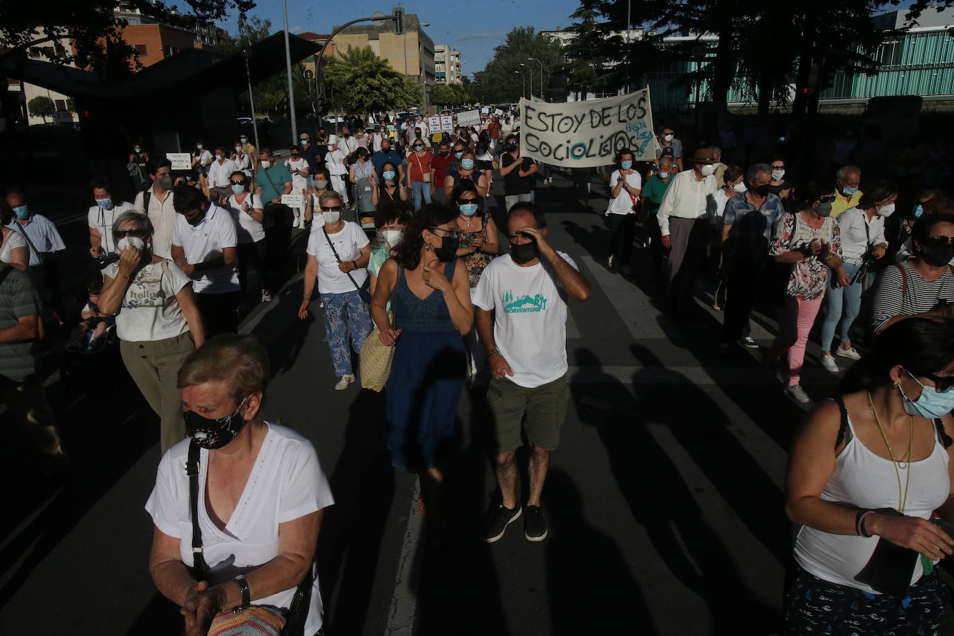 Fotos: Las imágenes de la manifestación en Logroño contra el Plan de Atención Continuada