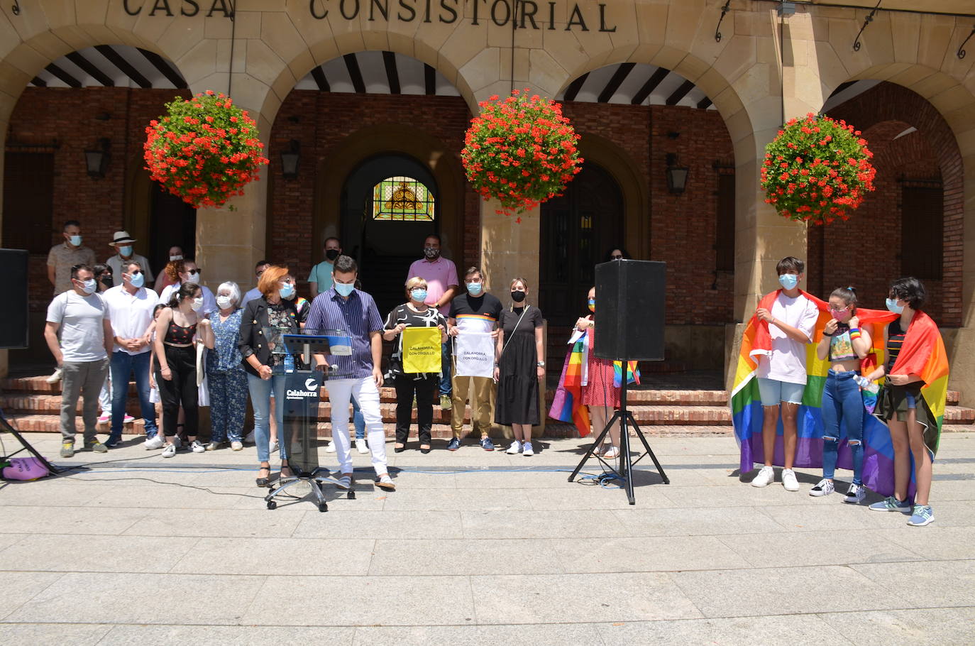 Fotos: ‘Calahorra con orgullo’ se clausura con la lectura de un manifiesto