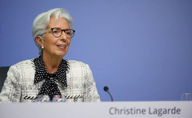 La presidenta del BCE, Christine Lagarde. 