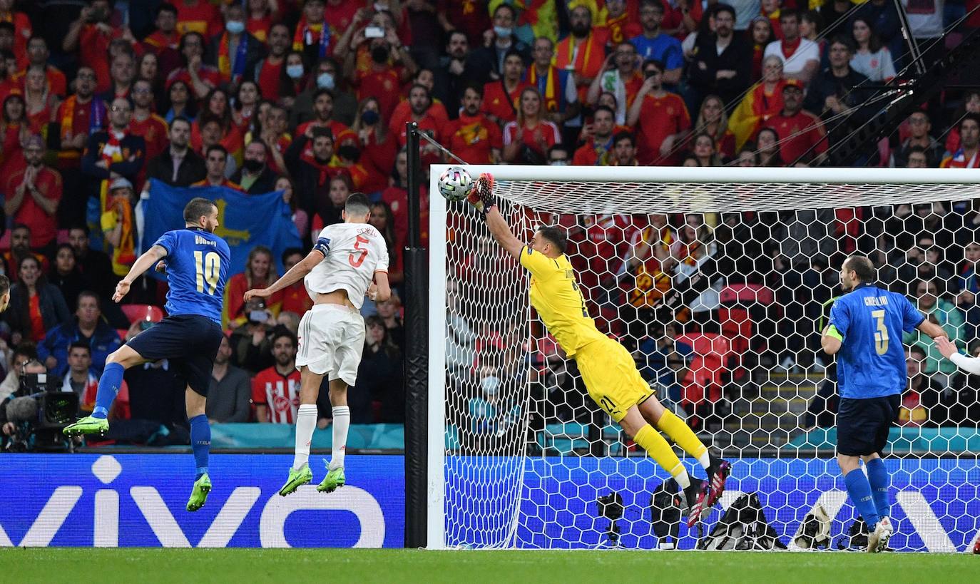 Fotos: Italia-España, en imágenes