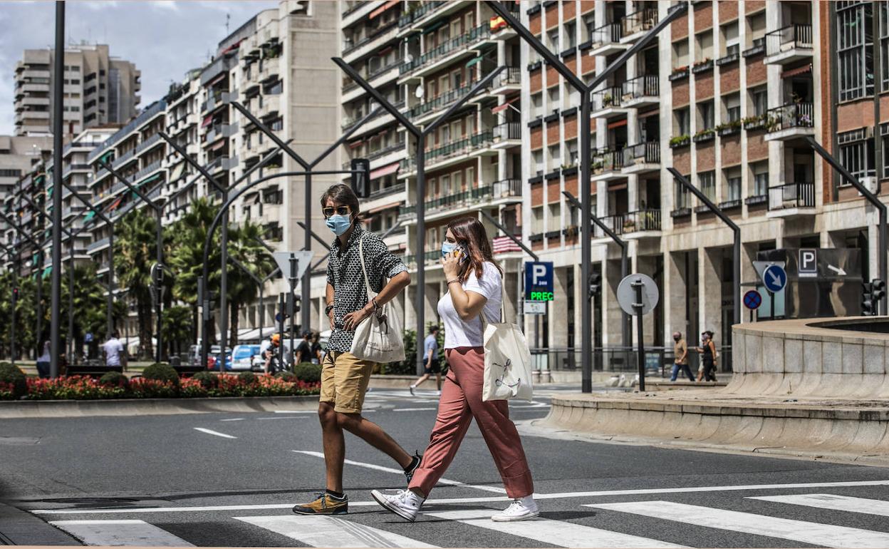 Gran vía de Logroño. 