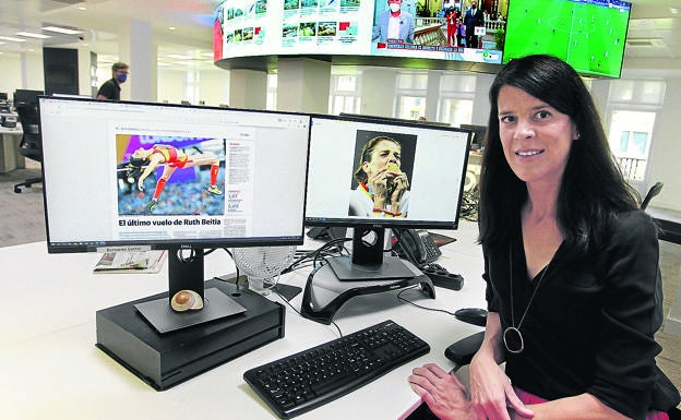 Ruth Beitia, campeona olímpica de salto de altura en Río'16.