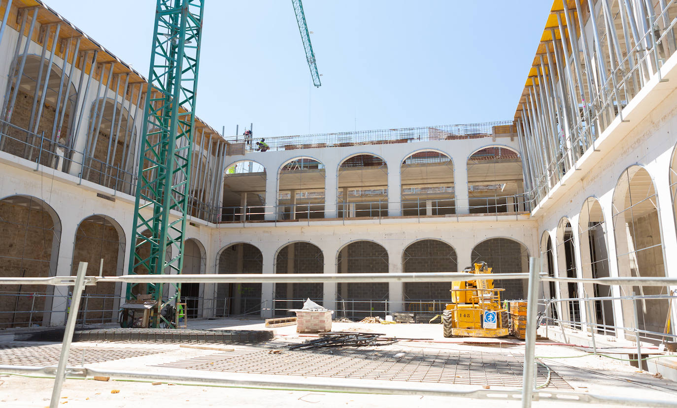 Fotos: Las obras del Sagasta, a punto del acelerón