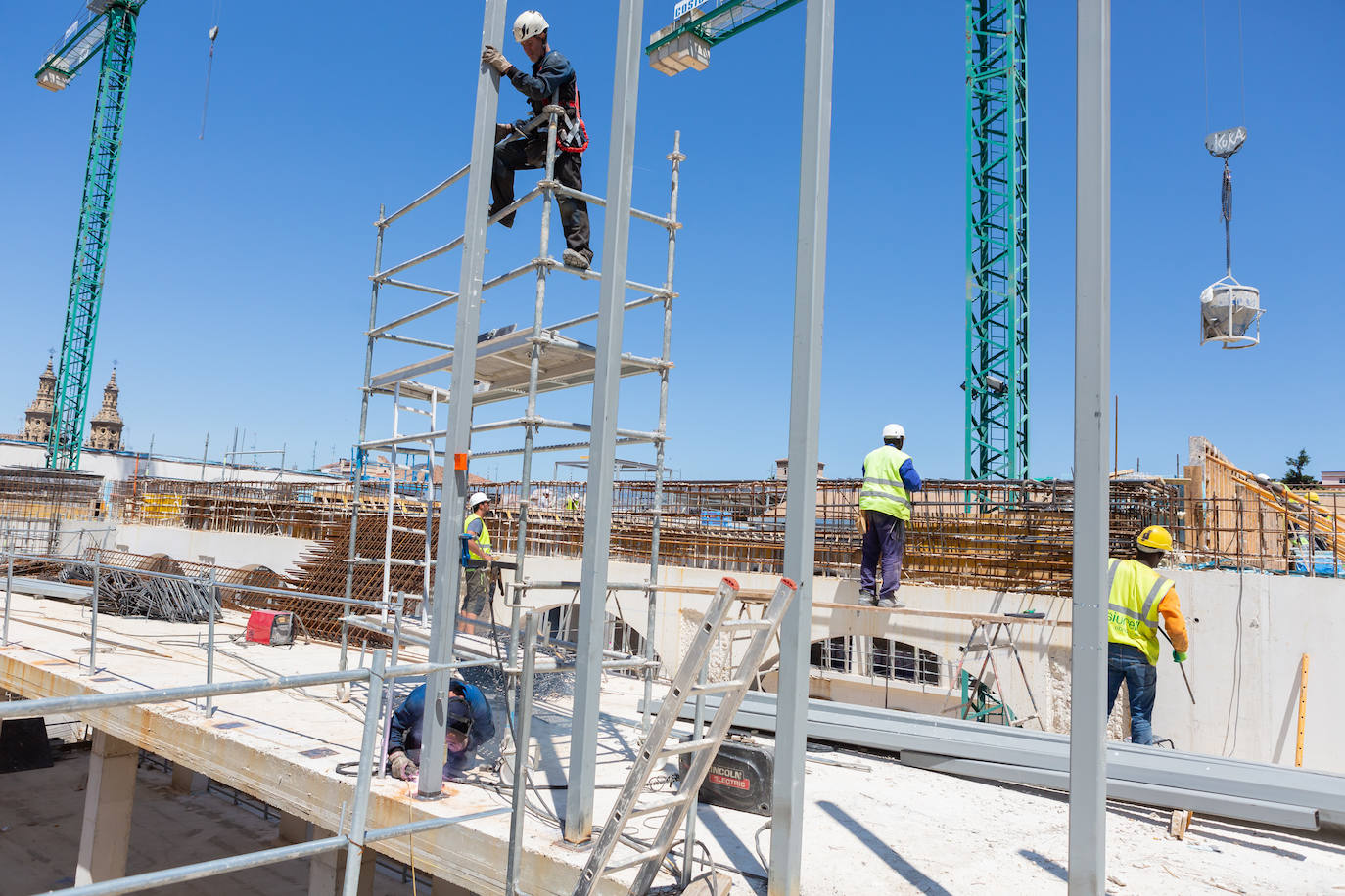 Fotos: Las obras del Sagasta, a punto del acelerón