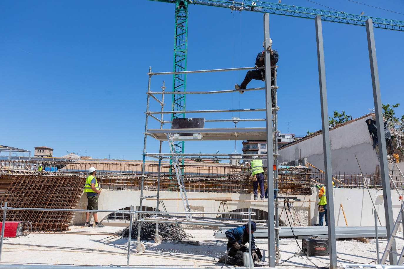 Fotos: Las obras del Sagasta, a punto del acelerón