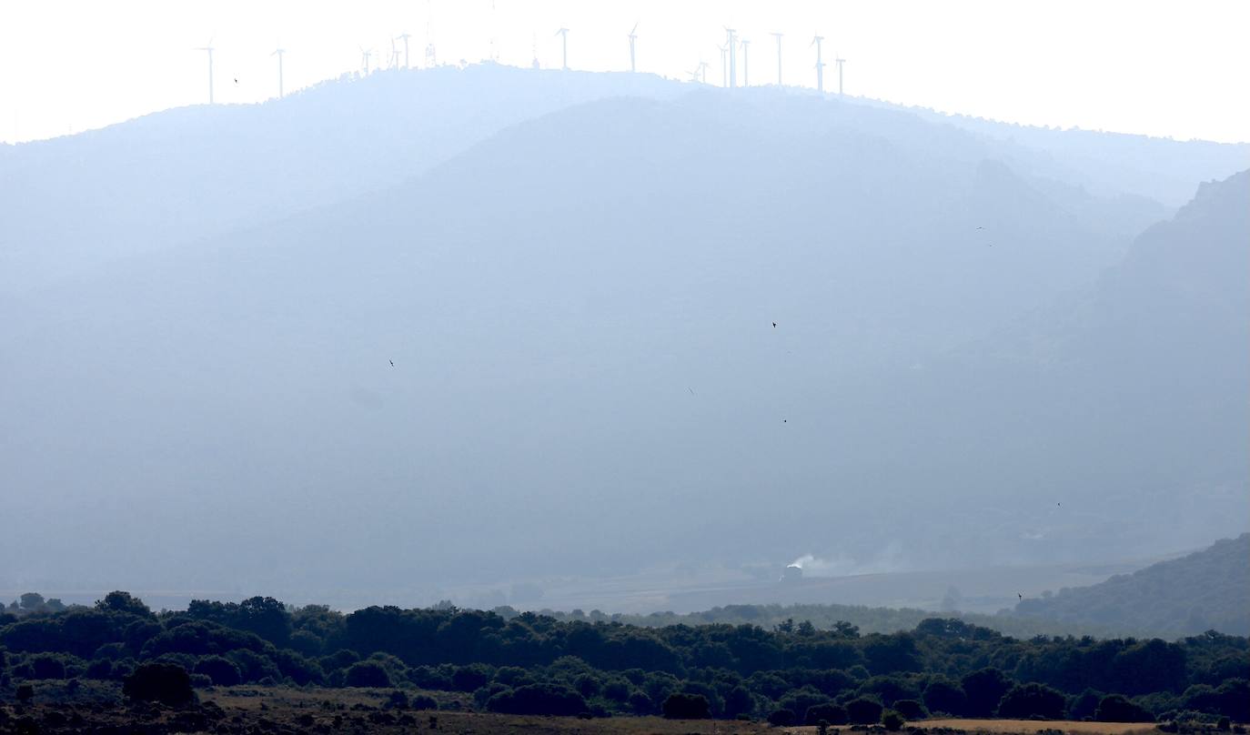 Fotos: La lucha contra el fuego, también el lunes