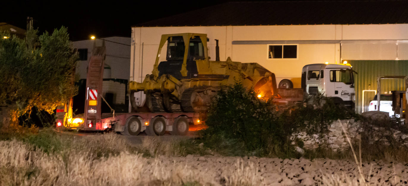 Fotos: Noche de lucha contra el incendio de Yerga