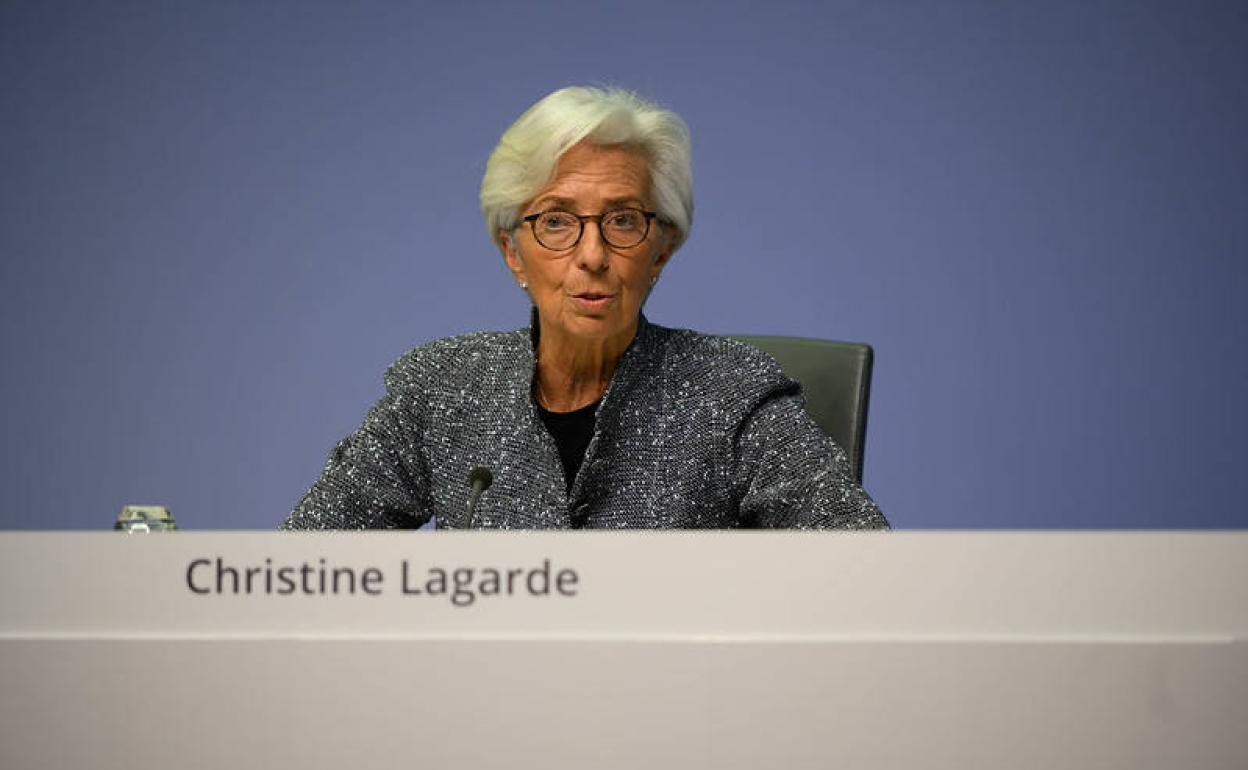 La presidenta del BCE, Christine Lagarde. 