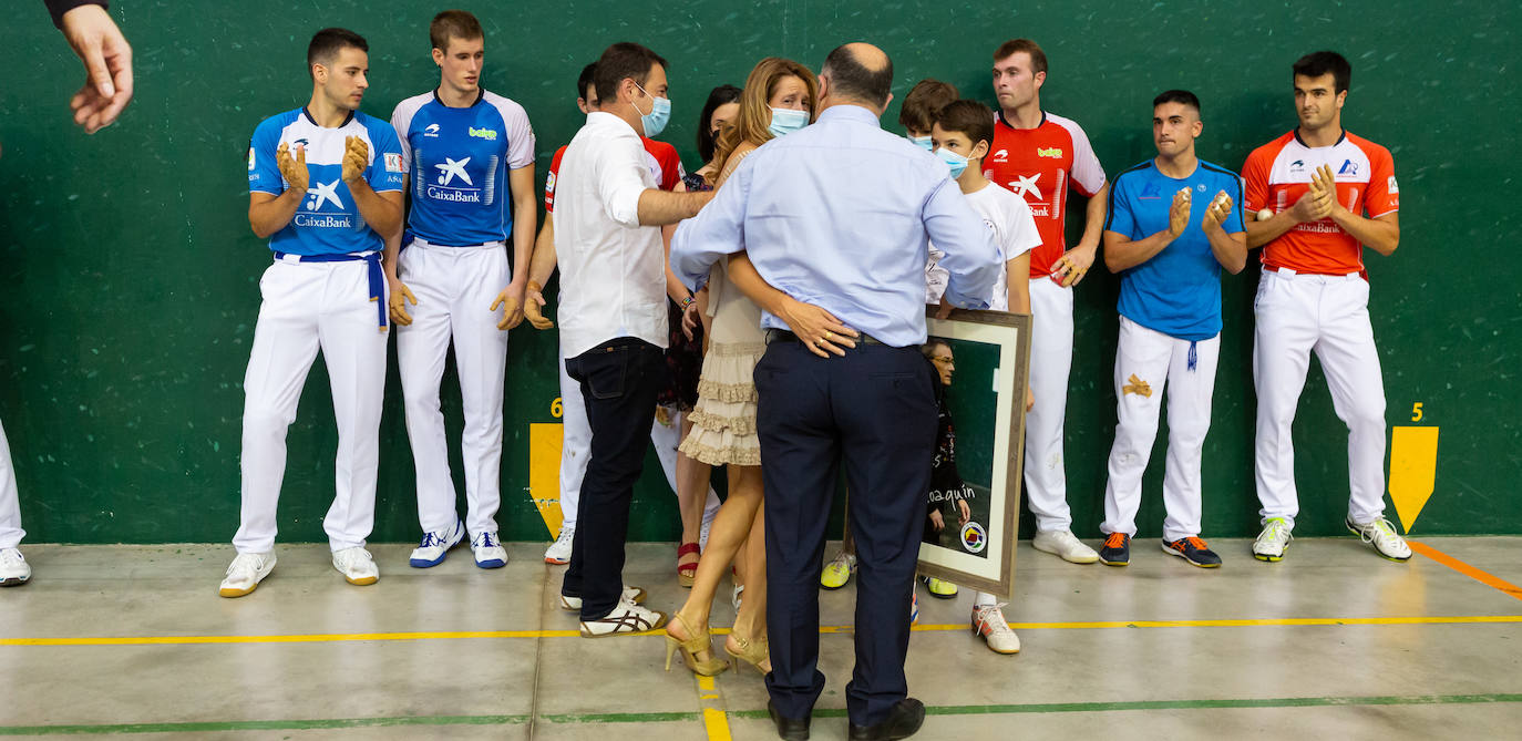 Fotos: Ezcaray y el mundo de la pelota homenajean al desaparecido Joaquín Plaza con un festival