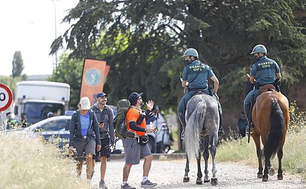 El Camino de Santiago en La Rioja, protegido por La Guardia Civil