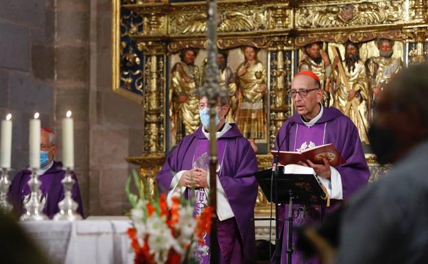 El recuerdo a Martínez Somalo en Baños: «Se ha ido con mucha paz»