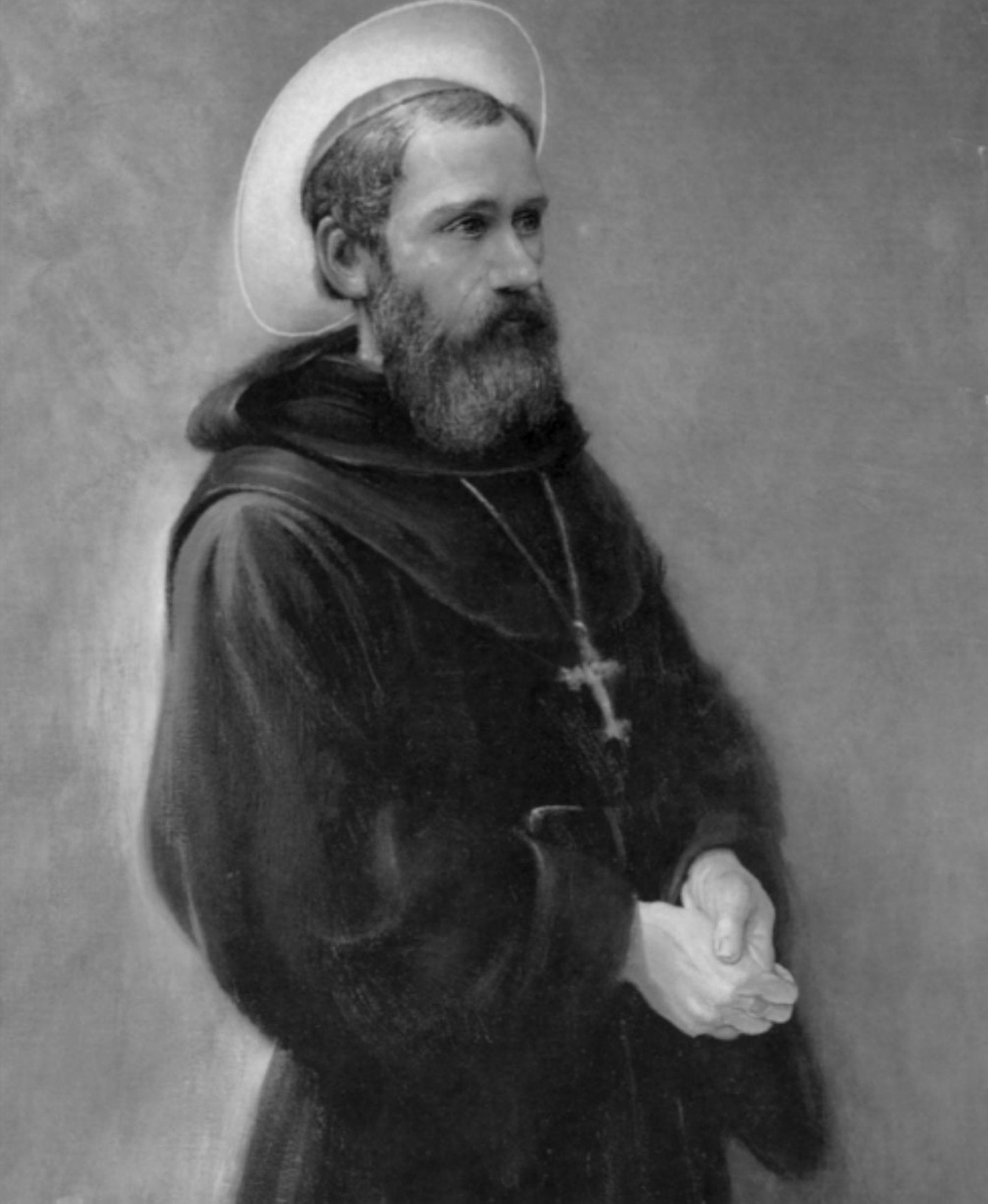 Imagen de san Ezequiel Moreno. 