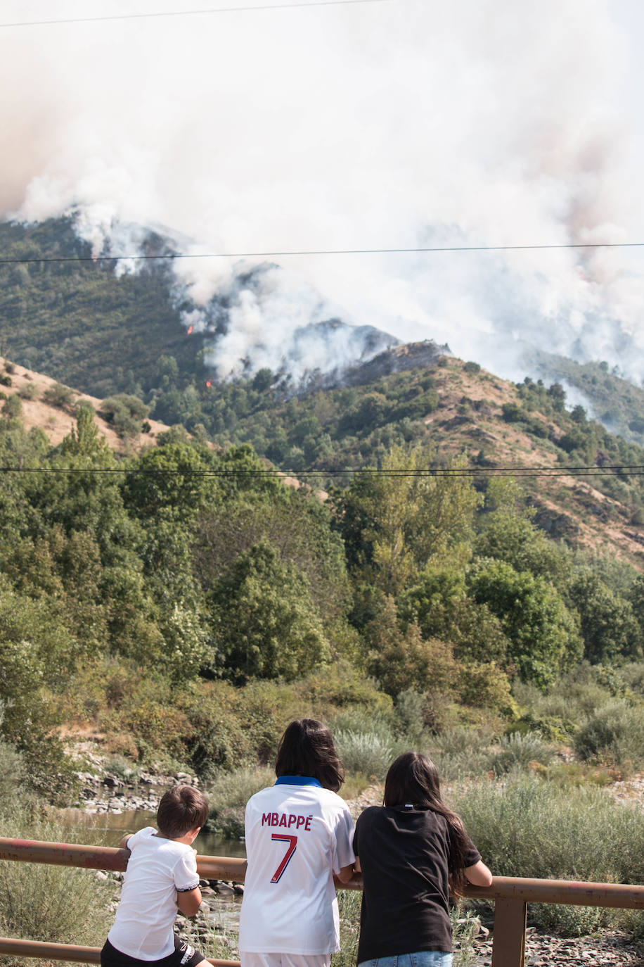 El fuego se ha originado en dos focos a las 13.30 horas de este sábado. 