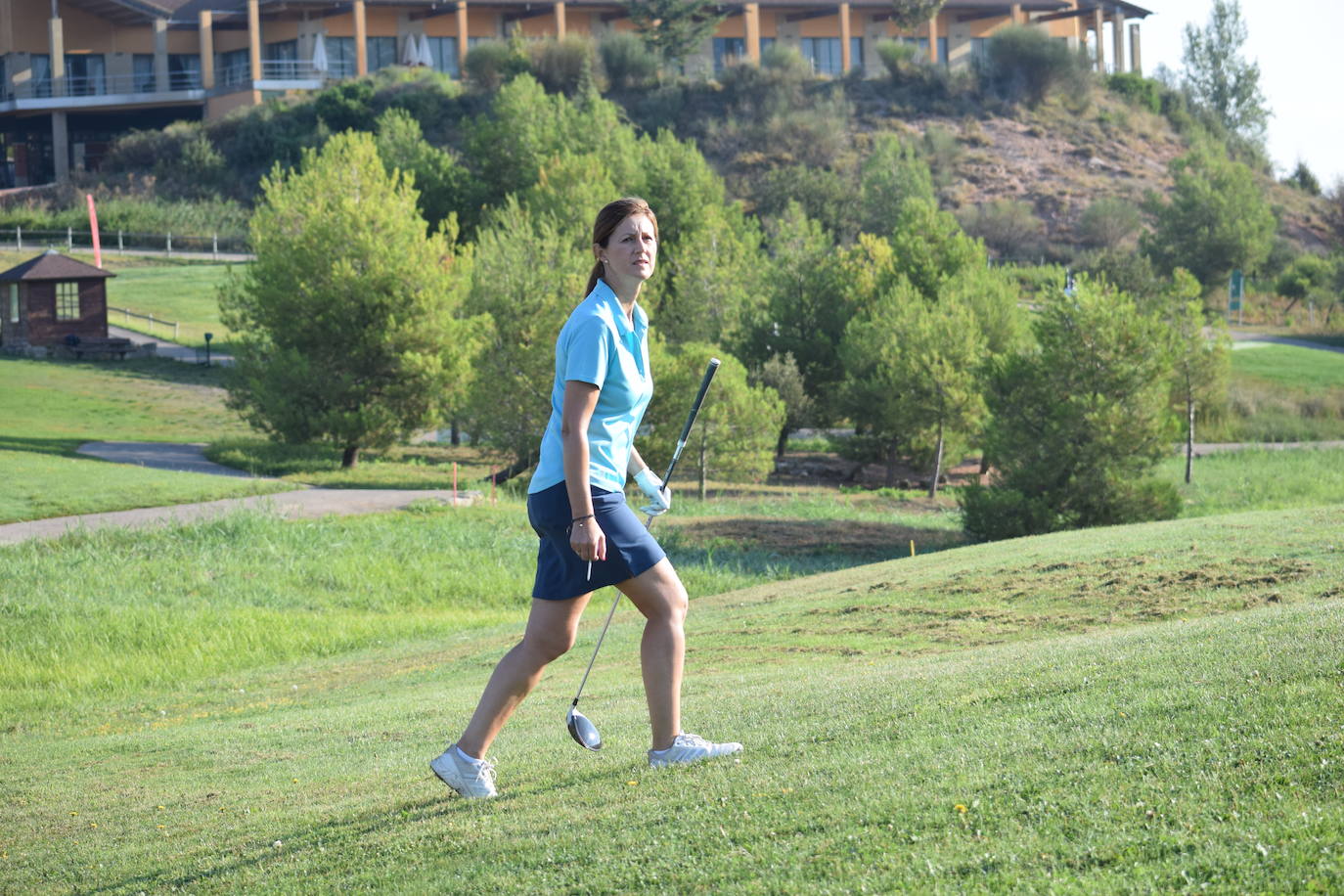 Los participantes en el torneo de patrocinadores de la Liga de Golf y Vino disfrutaron de un gran día de golf en El Campo de Logroño. 