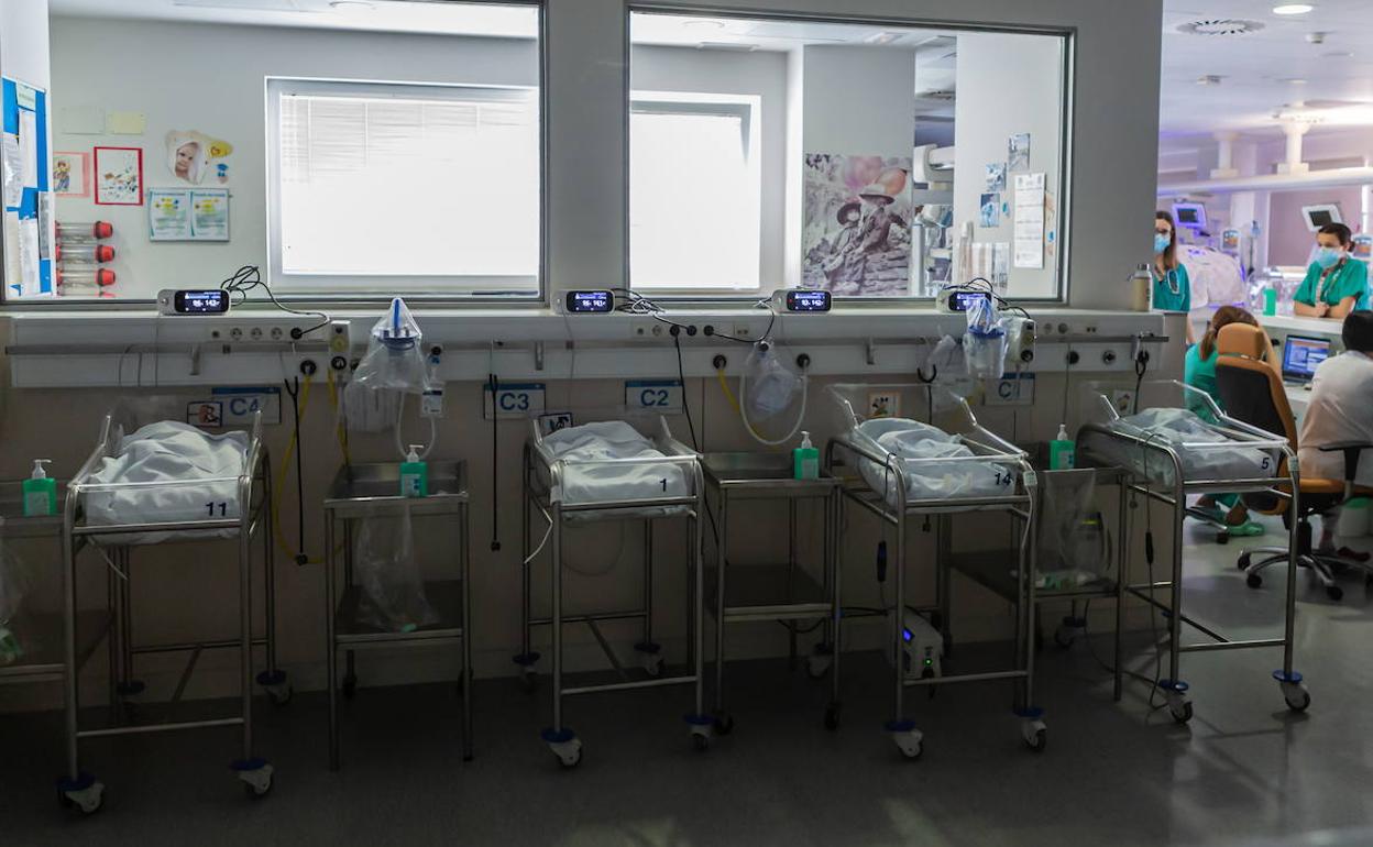 Imagen del servicio de neonatologia del hospital San Pedro de Logrono