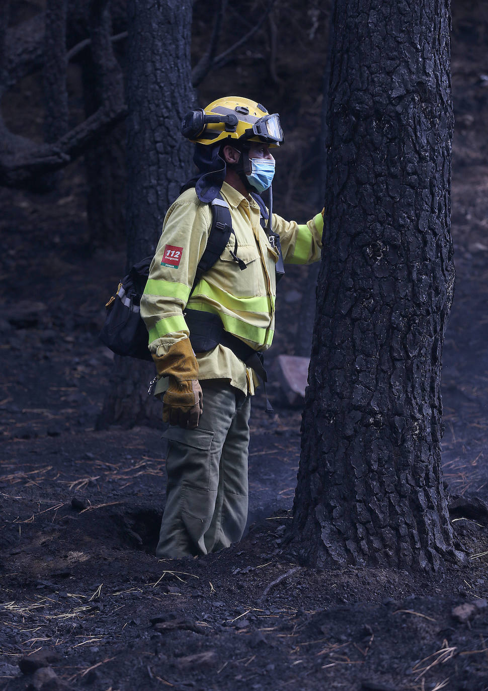 Fotos: Incendio en Sierra Bermeja