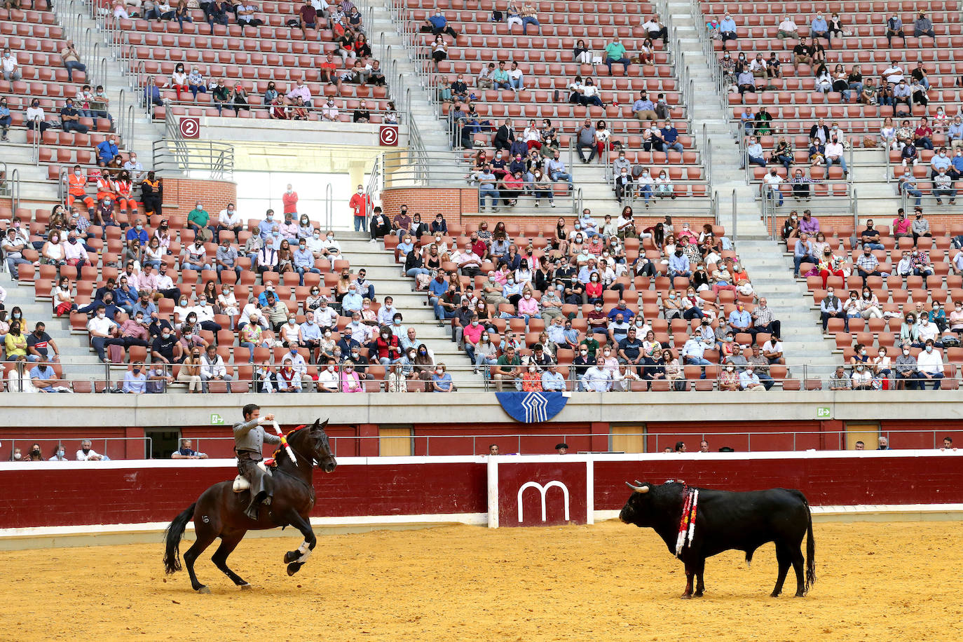 Guillermo Hermoso de Mendoza ha sido el gran triunfador de la tarde al cortar tres orejas