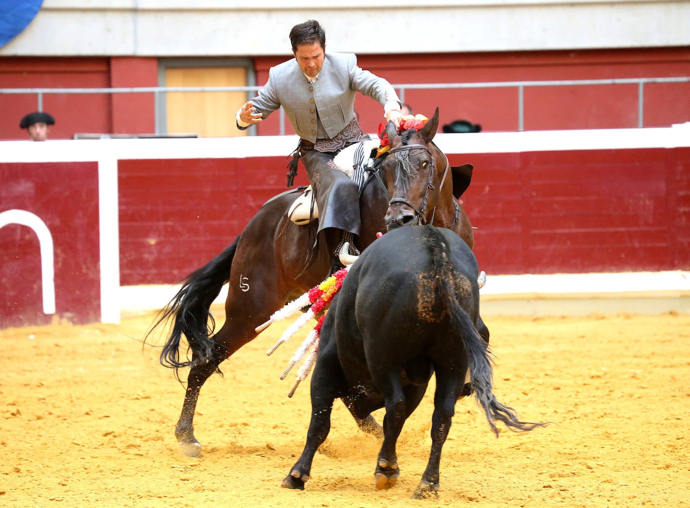 Guillermo Hermoso de Mendoza ha sido el gran triunfador de la tarde al cortar tres orejas