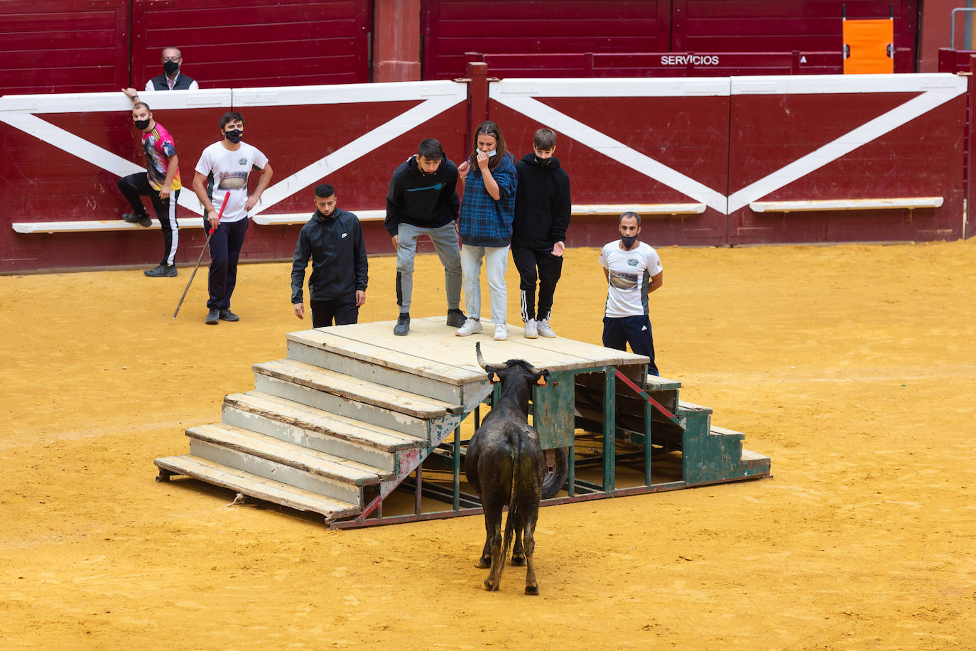 Fotos: Promesas de las acrobacias en La Ribera