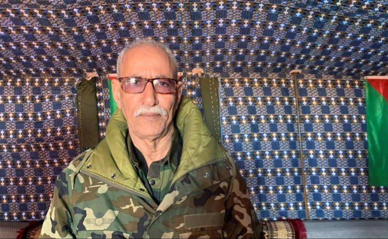 El líder de Frente Polisario, Brahim Gali.