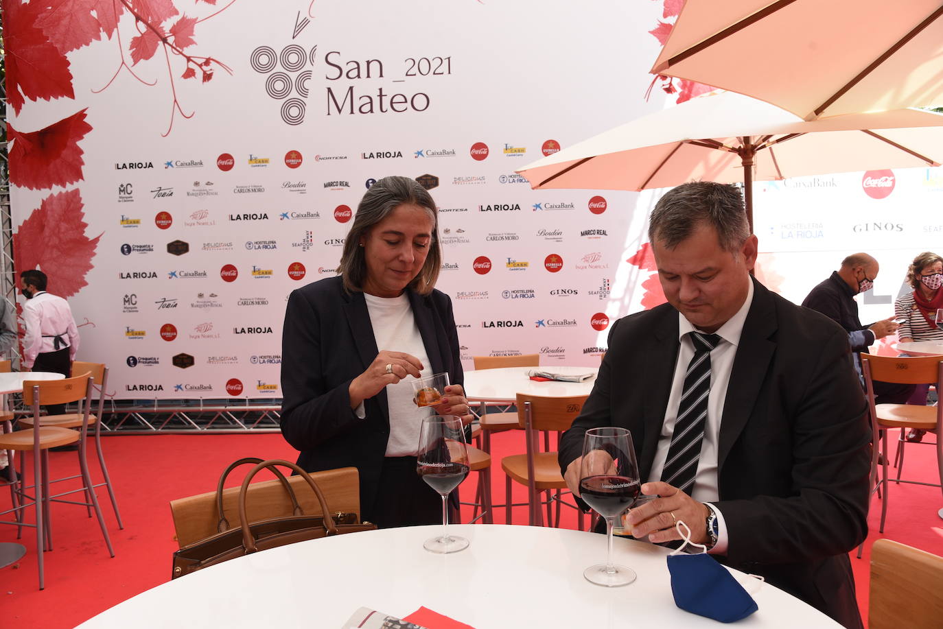 Fotos: La terraza de Diario LA RIOJA se despide de San Mateo