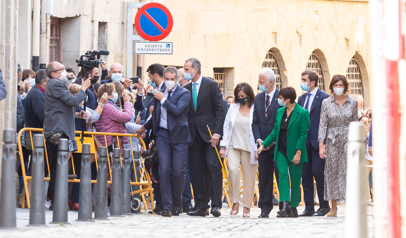 El rey Felipe VI visita Logroño por el V Centenario del Sitio