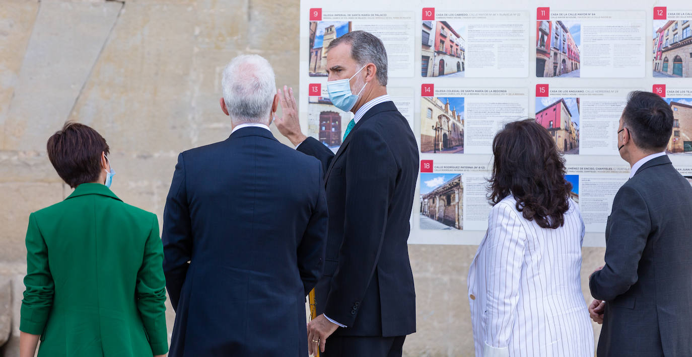 Fotos: El rey Felipe VI visita Logroño