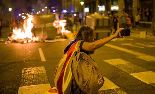 Incidentes en Barcelona.