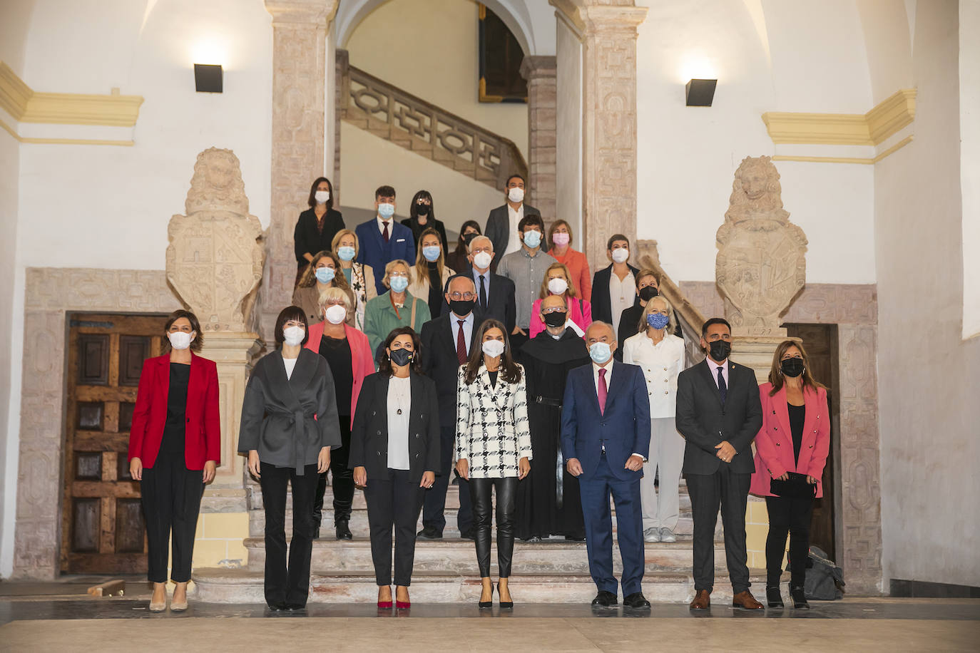 Fotos: La reina clausura el seminario de la Lengua en San Millán de la Cogolla