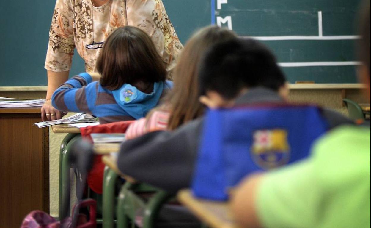 Un colegio logroñés. 