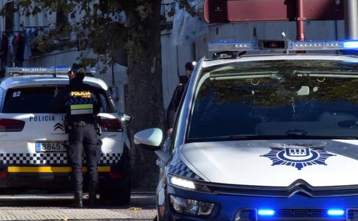 Imagen de archivo de una intervención de la Policía Local. 